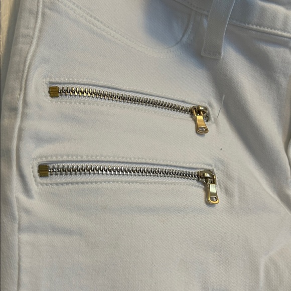 PAIGE Women's White  EDGEMONT Mid Rise Ultra  Skinny Jeans - Picture 3 of 16